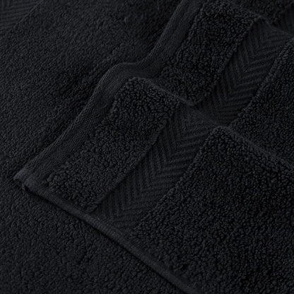 Superior Zero Twist Cotton Solid Soft Absorbent Hand Towel Set of 6