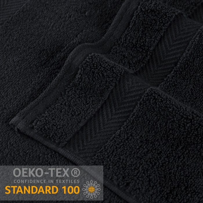 Superior Zero Twist Cotton Solid Soft Absorbent Hand Towel Set of 6