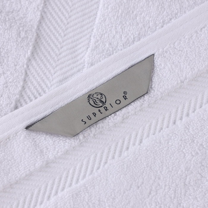 Superior Zero Twist Cotton Solid Soft Absorbent Hand Towel Set of 6