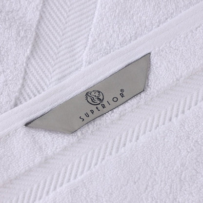 Superior Zero Twist Cotton Solid Soft Absorbent Hand Towel Set of 6