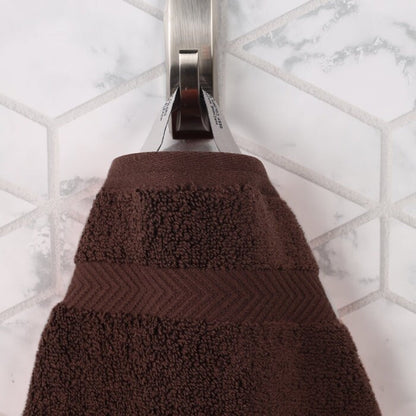 Superior Zero Twist Cotton Solid Soft Absorbent Hand Towel Set of 6