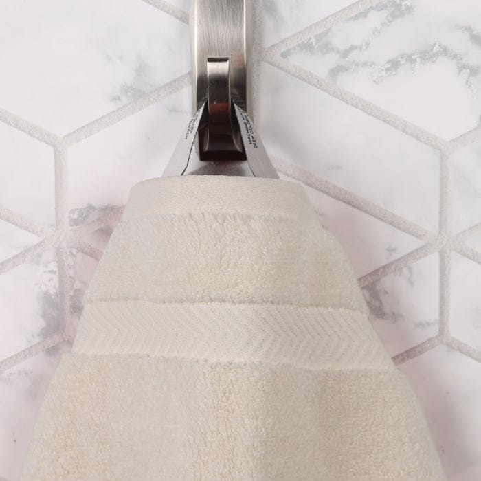 Superior Zero Twist Cotton Solid Soft Absorbent Hand Towel Set of 6