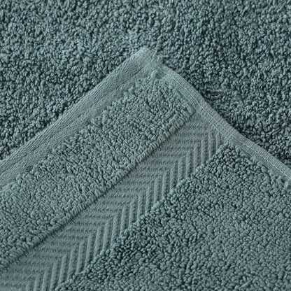 Superior Zero Twist Cotton Solid Soft Absorbent Hand Towel Set of 6