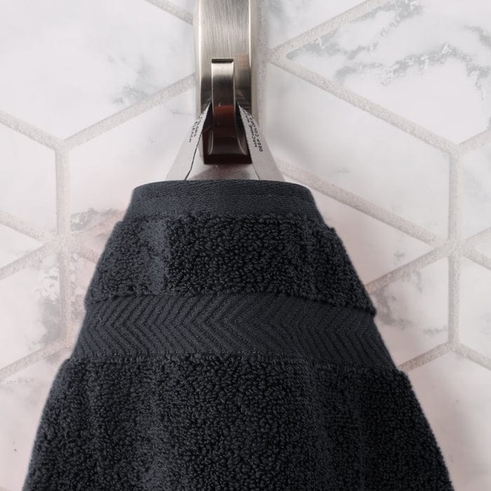 Superior Zero Twist Cotton Solid Soft Absorbent Hand Towel Set of 6