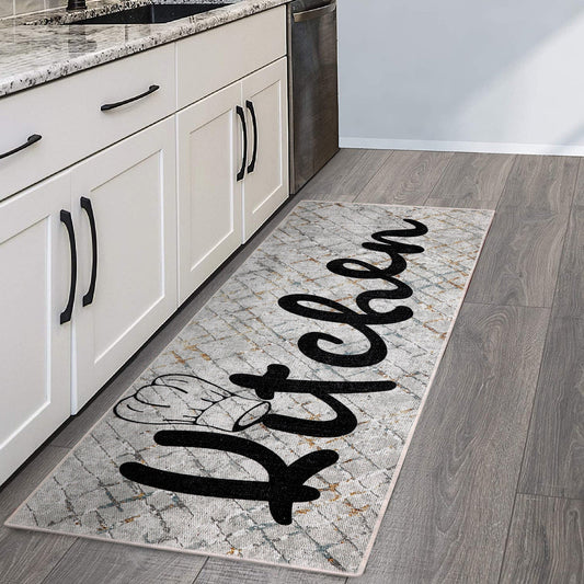 SussexHome Non-skid Ultra-thin Blended Runner Rug - 20 x 59