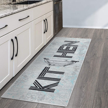 SussexHome Non-skid Ultra-thin Blended Runner Rug - 20 x 59