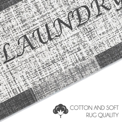 SussexHome Washable Ultra Thin Laundry Room Rug Runner - 20 x 59