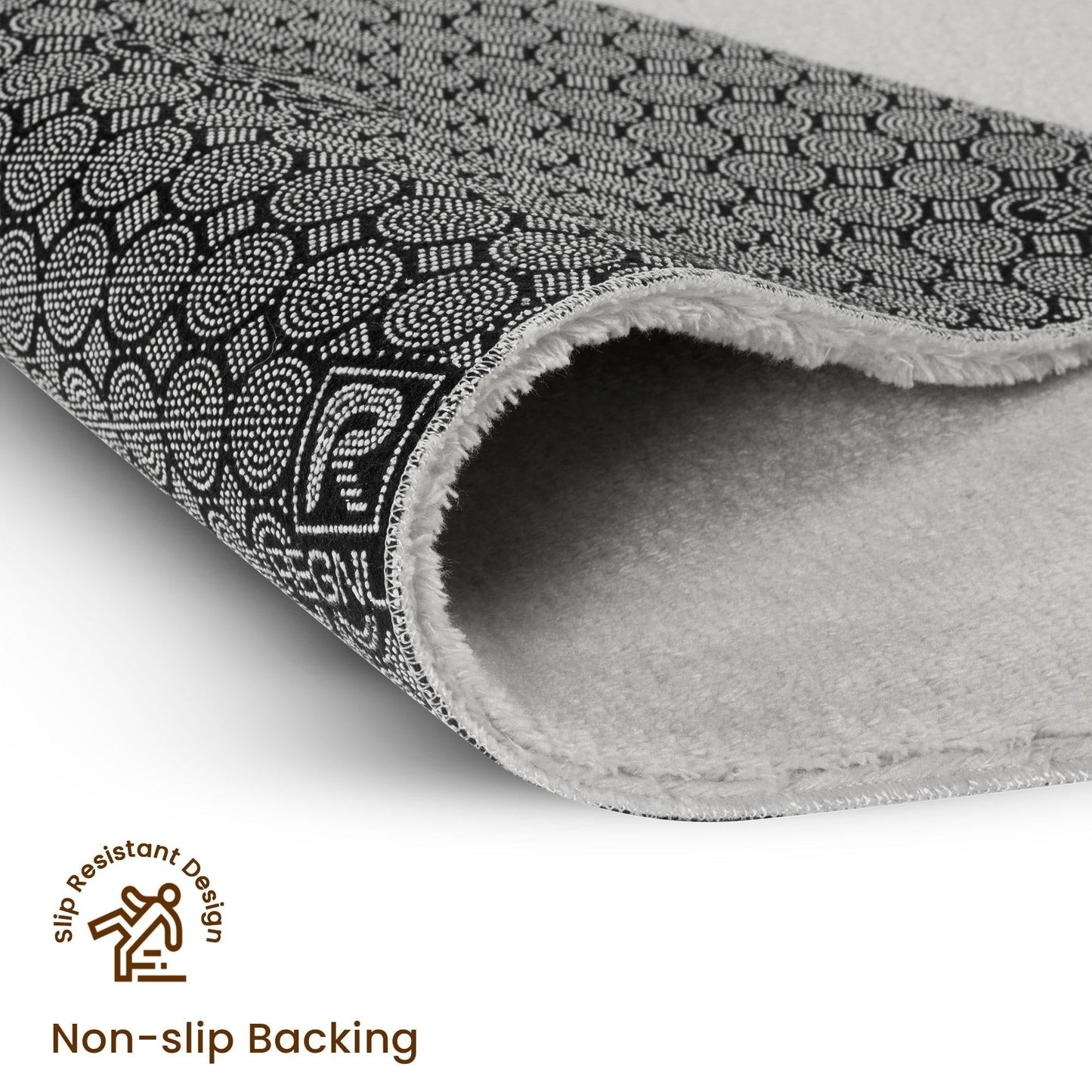 SussexHome Non-skid Ultra-thin Blended Runner Rug - 20 x 59