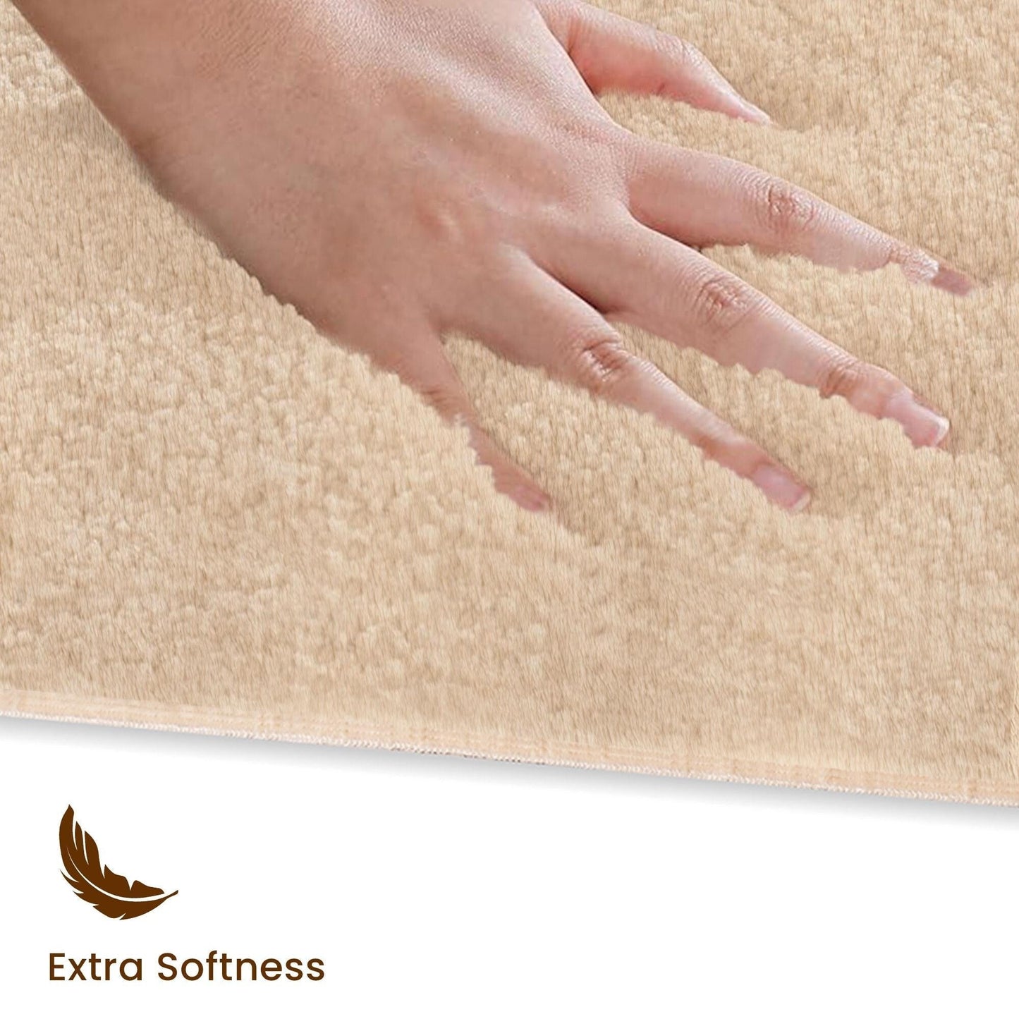 SussexHome Non-skid Ultra-thin Blended Runner Rug - 20 x 59