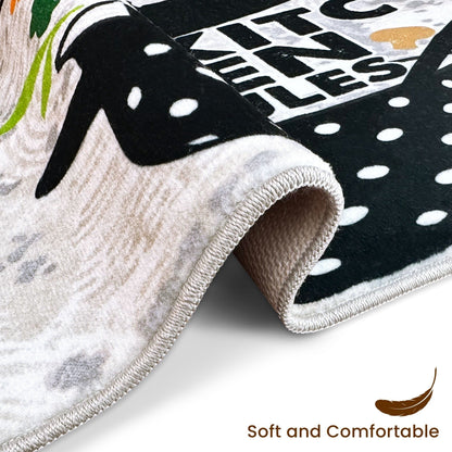 SussexHome Non-skid Ultra-thin Blended Runner Rug - 20 x 59