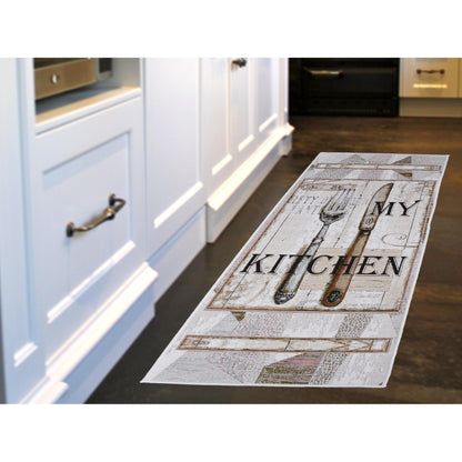SussexHome Non-skid Ultra-thin Blended Runner Rug - 20 x 59
