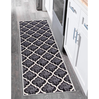 SussexHome Non-skid Ultra-thin Blended Runner Rug - 20 x 59
