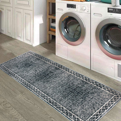 SussexHome Washable Ultra Thin Laundry Room Rug Runner - 20 x 59