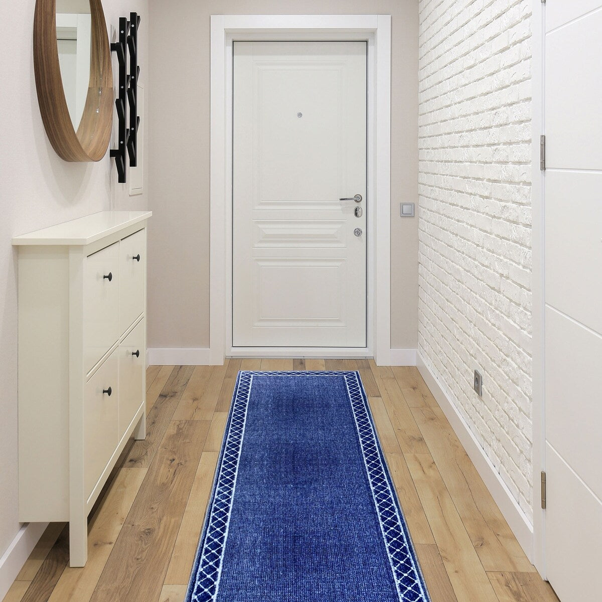 SussexHome Washable Ultra Thin Laundry Room Rug Runner - 20 x 59