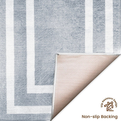 SussexHome Washable Ultra Thin Laundry Room Rug Runner - 20 x 59