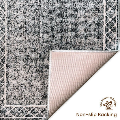 SussexHome Washable Ultra Thin Laundry Room Rug Runner - 20 x 59