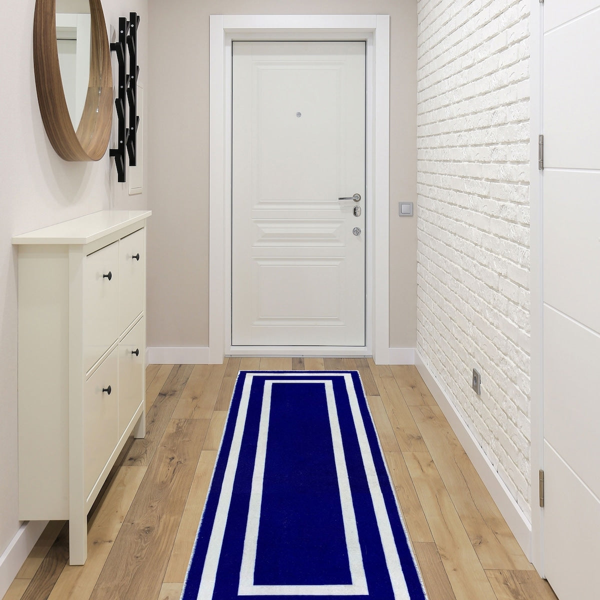 SussexHome Washable Ultra Thin Laundry Room Rug Runner - 20 x 59