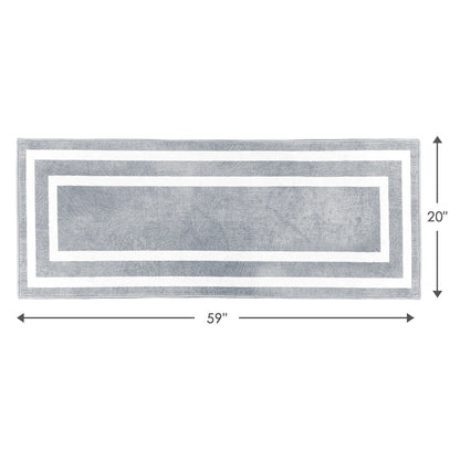 SussexHome Washable Ultra Thin Laundry Room Rug Runner - 20 x 59