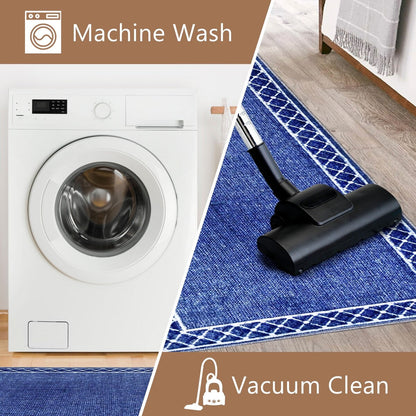 SussexHome Washable Ultra Thin Laundry Room Rug Runner - 20 x 59