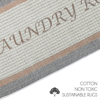 SussexHome Washable Ultra Thin Laundry Room Rug Runner - 20 x 59