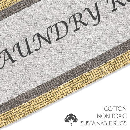 SussexHome Washable Ultra Thin Laundry Room Rug Runner - 20 x 59