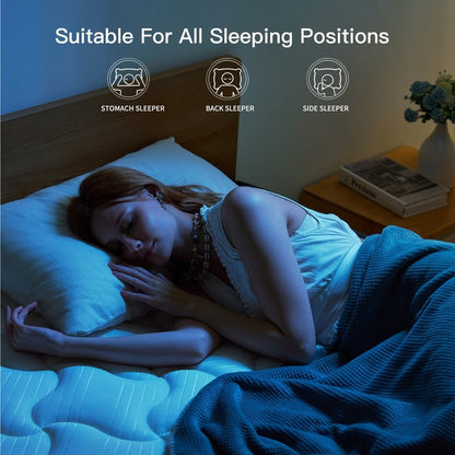 SweDrea 10 in. Medium Firm Gel-infused Memory Foam Hybrid Mattress Cooling and Breathable with CertiPUR-US, SGS and OEKO-TEX