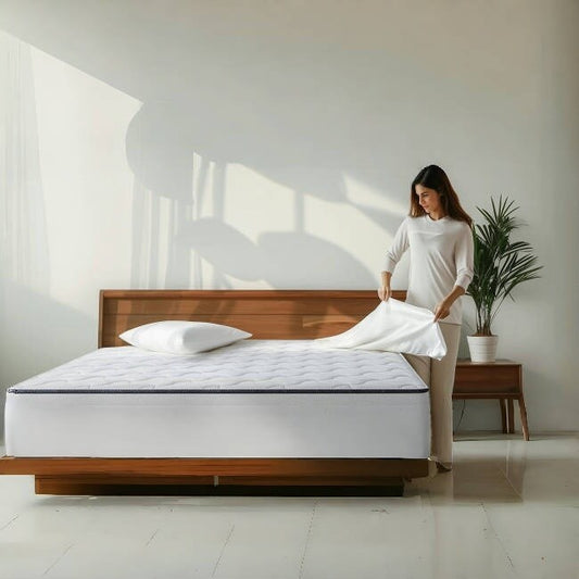 SweDrea 8/12 in Medium Firm Gel-infused Memory Foam Hybrid Mattress Cooling and Breathable with CertiPUR-US, SGS and OEKO-TEX