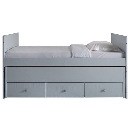 Taylor & Olive Begonia Twin Bed with Twin Trundle & 3 Built in Drawers