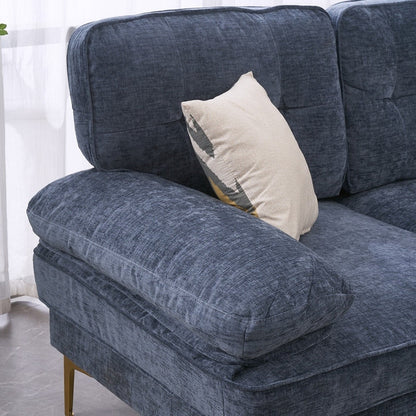 Canapé modulaire d'intérieur trois places, simple et élégant