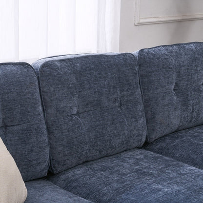 Canapé modulaire d'intérieur trois places, simple et élégant