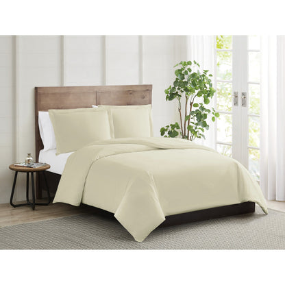Truly Calm Silver Cool Antimicrobial 3 Piece Duvet Cover Set