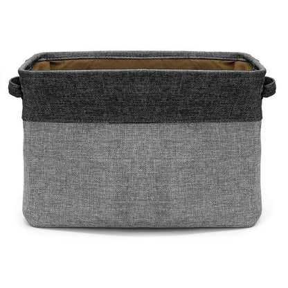 Twill Storage Basket Set - 3 Pack, Black