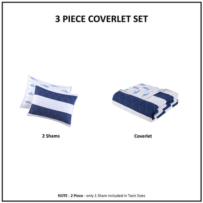 Urban Habitat Kids Dakota Cotton Cabana Stripe Reversible Quilt Set