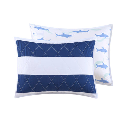 Urban Habitat Kids Dakota Cotton Cabana Stripe Reversible Quilt Set