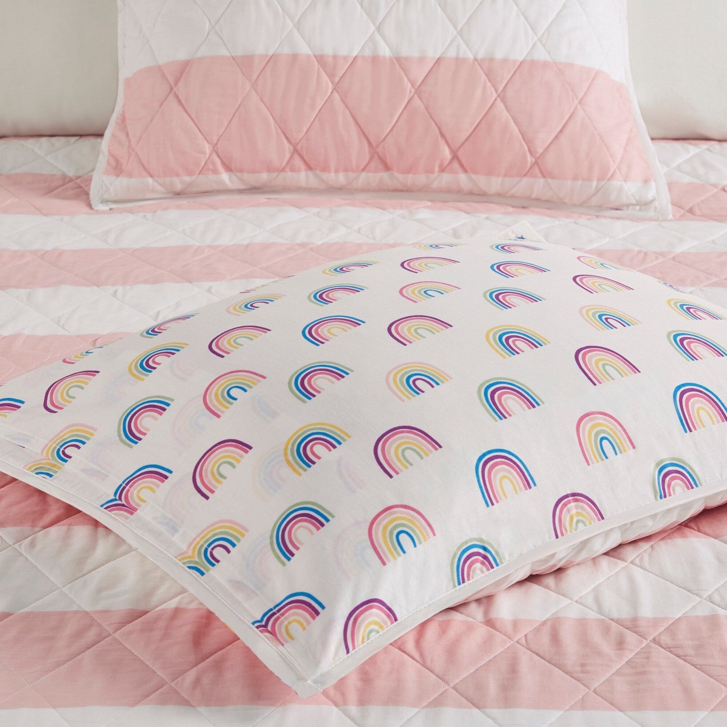 Urban Habitat Kids Dakota Cotton Cabana Stripe Reversible Quilt Set