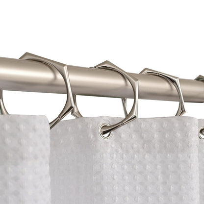 Utopia Alley Adjustable 72-Inch Shower Curtain Tension Rod - Rust-Proof Aluminum with Rubber End Cap, No Drill Installation