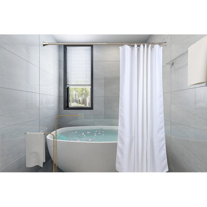 Utopia Alley Double Roller Ball Stainless Steel Shower Curtain Hooks Rings, Set of 12