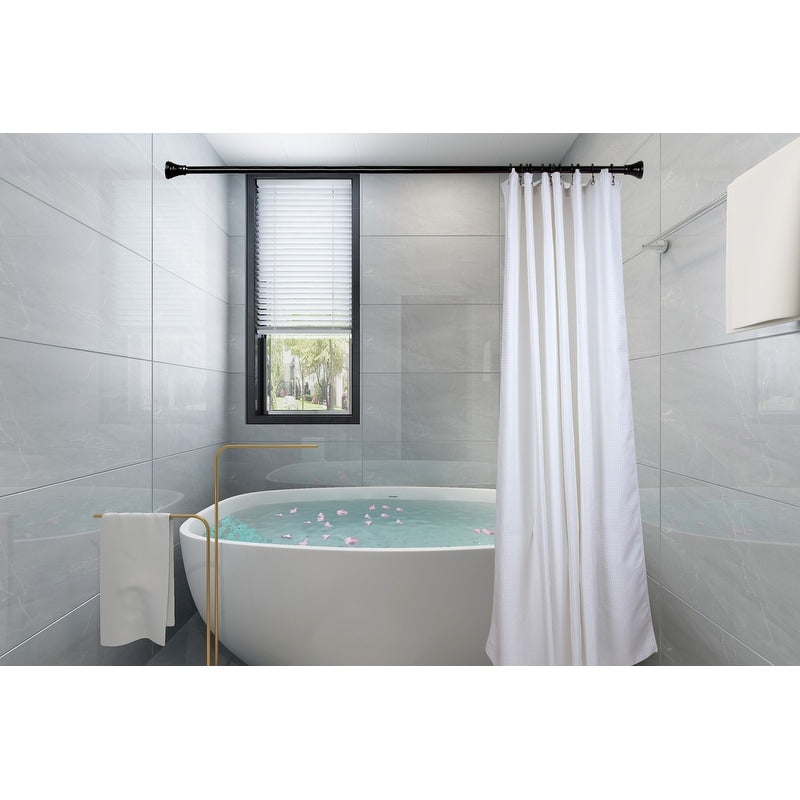 Utopia Alley Double Roller Ball Stainless Steel Shower Curtain Hooks Rings, Set of 12