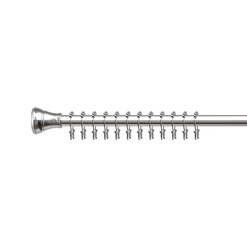 Utopia Alley Double Roller Ball Stainless Steel Shower Curtain Hooks Rings, Set of 12