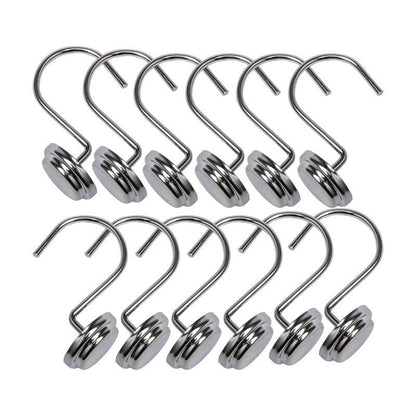 Utopia Alley Rust Resistant Metal Shower Curtain Rings for Bathroom, Set of 12