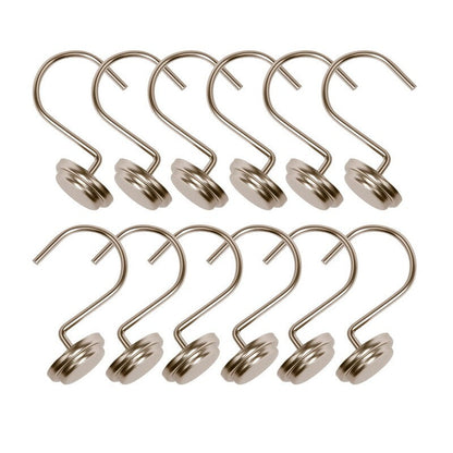 Utopia Alley Rust Resistant Metal Shower Curtain Rings for Bathroom, Set of 12