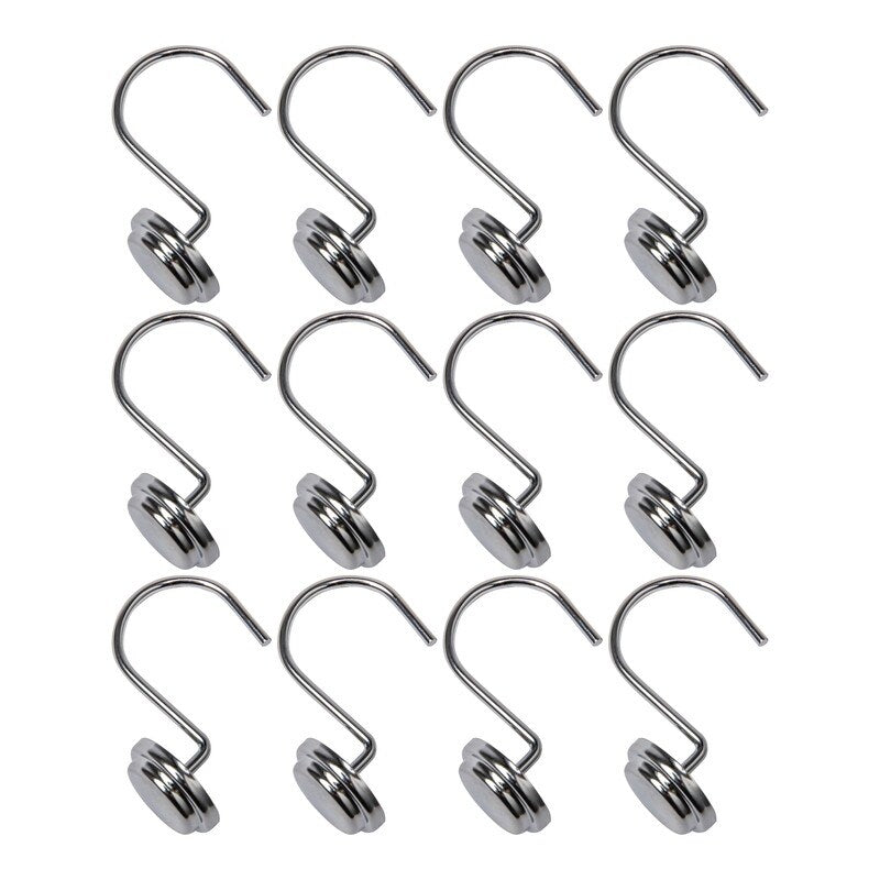 Utopia Alley Rust Resistant Metal Shower Curtain Rings for Bathroom, Set of 12