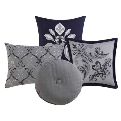 Style 212 Dolce Navy 10-Piece Comforter Set