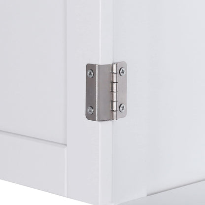 VEIKOUS Bathroom Over The Toilet Storage Cabinet Organizer With Doors and Shelves