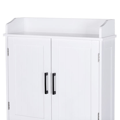 VEIKOUS Bathroom Over The Toilet Storage Cabinet Organizer With Doors and Shelves