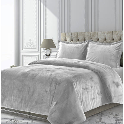 Venice Velvet Oversized Solid Duvet Cover Set