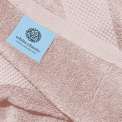 White Classic Luxury Cotton Hand Towel 16x30 - Set of 6