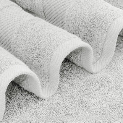 White Classic Luxury Cotton Oversized Bath Sheet 35x70 - Set of 2