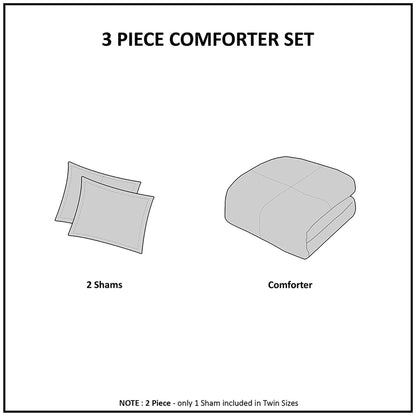 Whitney Plush to Sherpa Comforter Set by Madison Park