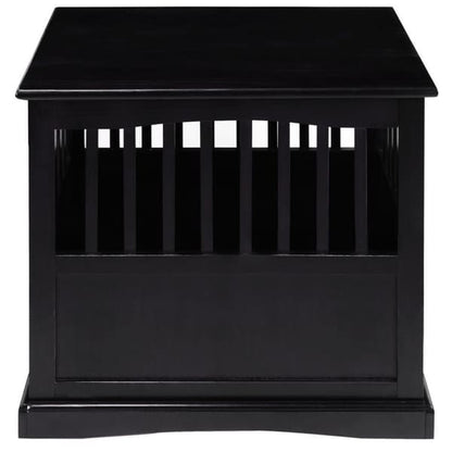 Wooden Pet Crate End Table with Lockable Door